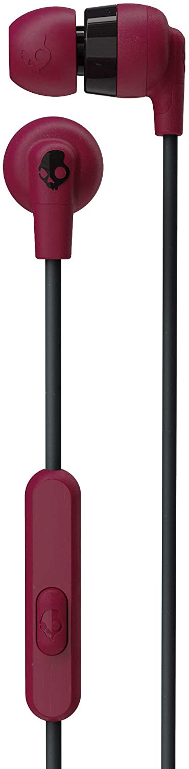 Skullcandy Ink'd+ In-Ear Earbuds - Deep Red