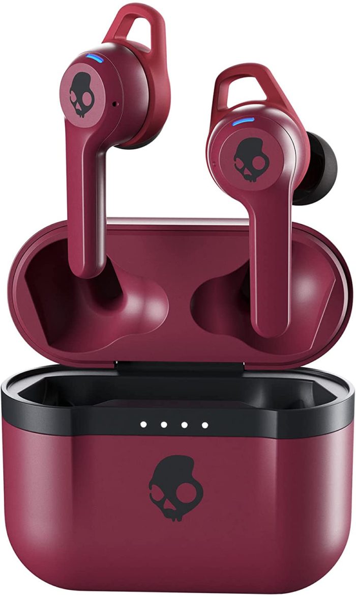 Skullcandy Indy Evo True Wireless In-Ear Earphones Dark Red