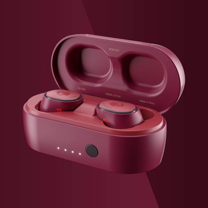 Skullcandy Sesh Evo True Wireless In-Ear Earbud - Deep Red