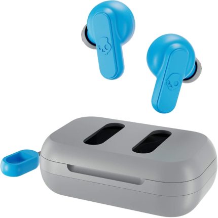 Skullcandy Dime True Wireless In-Ear Earbuds - Light Grey/Blue