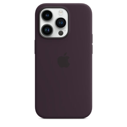 iPhone 14 Pro Silicone Case with MagSafe - Elderberry